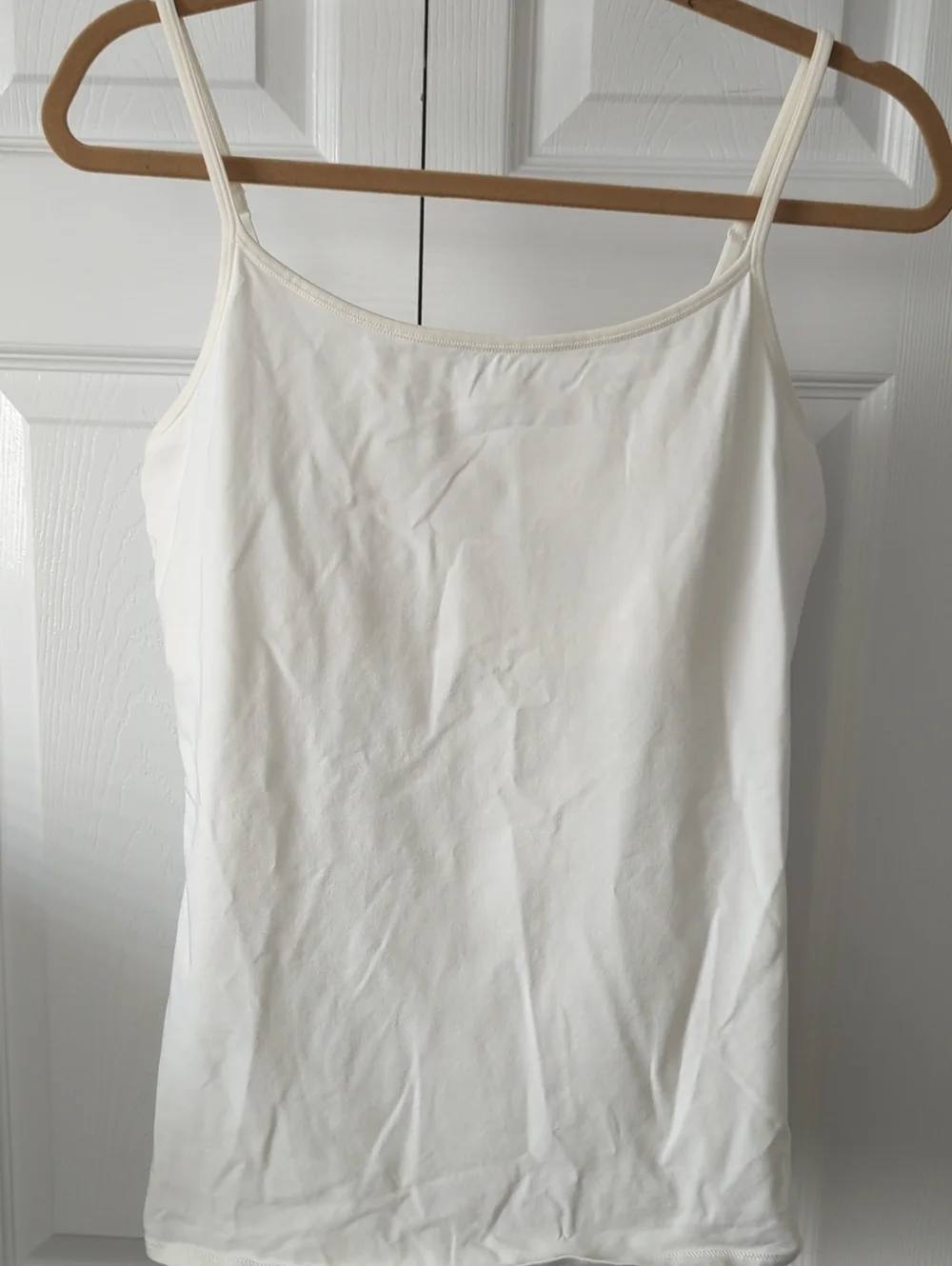 NWOT! ~EXPRESS~ CREAM COLORED BRA SHELF STRETCHY CAMI TANK TOP